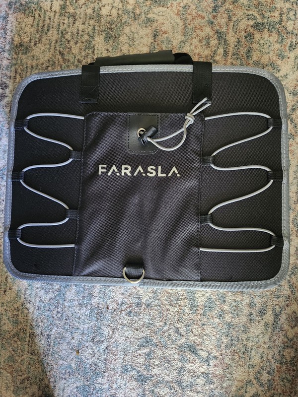  Waterproof Trunk Organizer with Insulated Leakproof Cooler Bag, Foldable Black