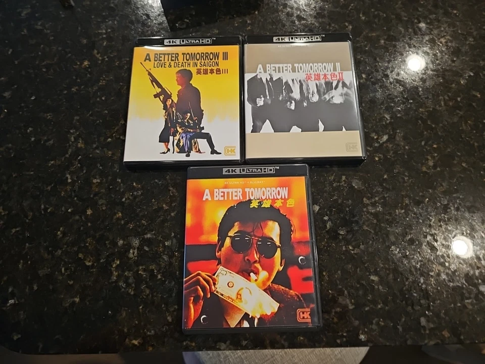 A Better Tomorrow Trilogy 4K + Blu-ray + Slipbox - Like New - Image 3 of 4