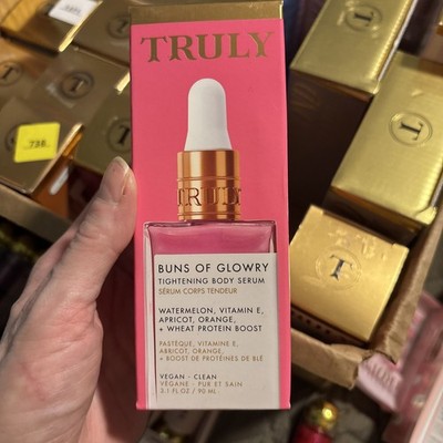 TRULY Buns of Glowry Tightening Body Serum Watermelon Vitamin E 3.1 Oz 90ml New