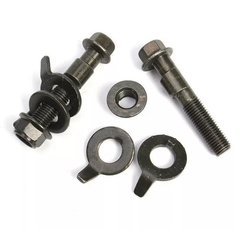 4PCS CAR FRONT & REAR CAMBER ALIGNMENT 15MM ADJUSTABLE CAM BOLTS KIT UNIVERSAL