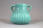 Antique Rookwood Reeded  Matte Blue Green 4"x4" Vase (Model 2559) Dated 1927