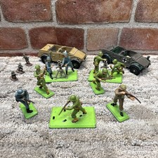 Britains Deetail American U.S. Infantry Troops Soldiers 12 Figures WW2 WWII VTG