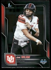 2025 Bowman University Chrome #85 Isaac Wilson Utah Utes