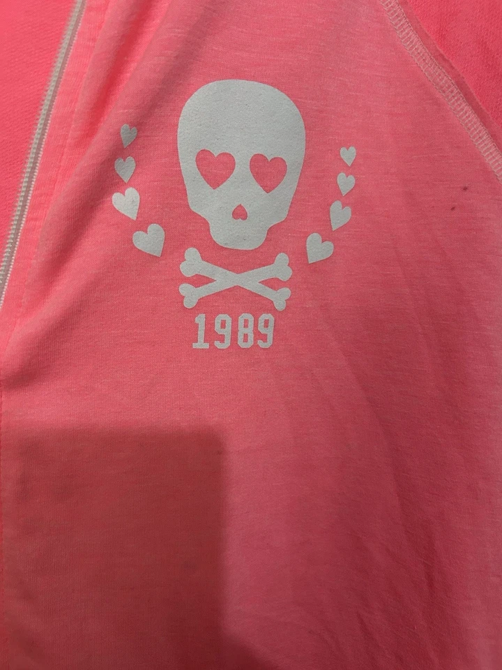Hard Candy Mujer Rosa Cremallera Sudadera con Capucha Talla Grande 11/13 Foto 4 de 4