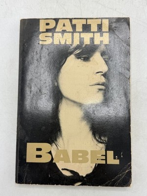 Babel Patti Smith 1978 First Edition Poetry Prose Putnam Paperback