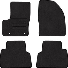 Fußmatten Velours Autoteppich passend für FORD KUGA I satz schwarz