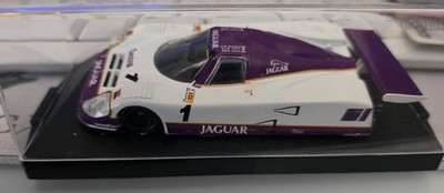 Onyx 1:43 Jaguar LeMans Racecar Diecast White/Purple TWR Brundle Ferté Leslie