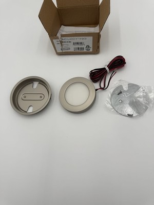 WAC Lighting HR-LED90-30-BN 3  LEDme Button Light - Brushed Nickel