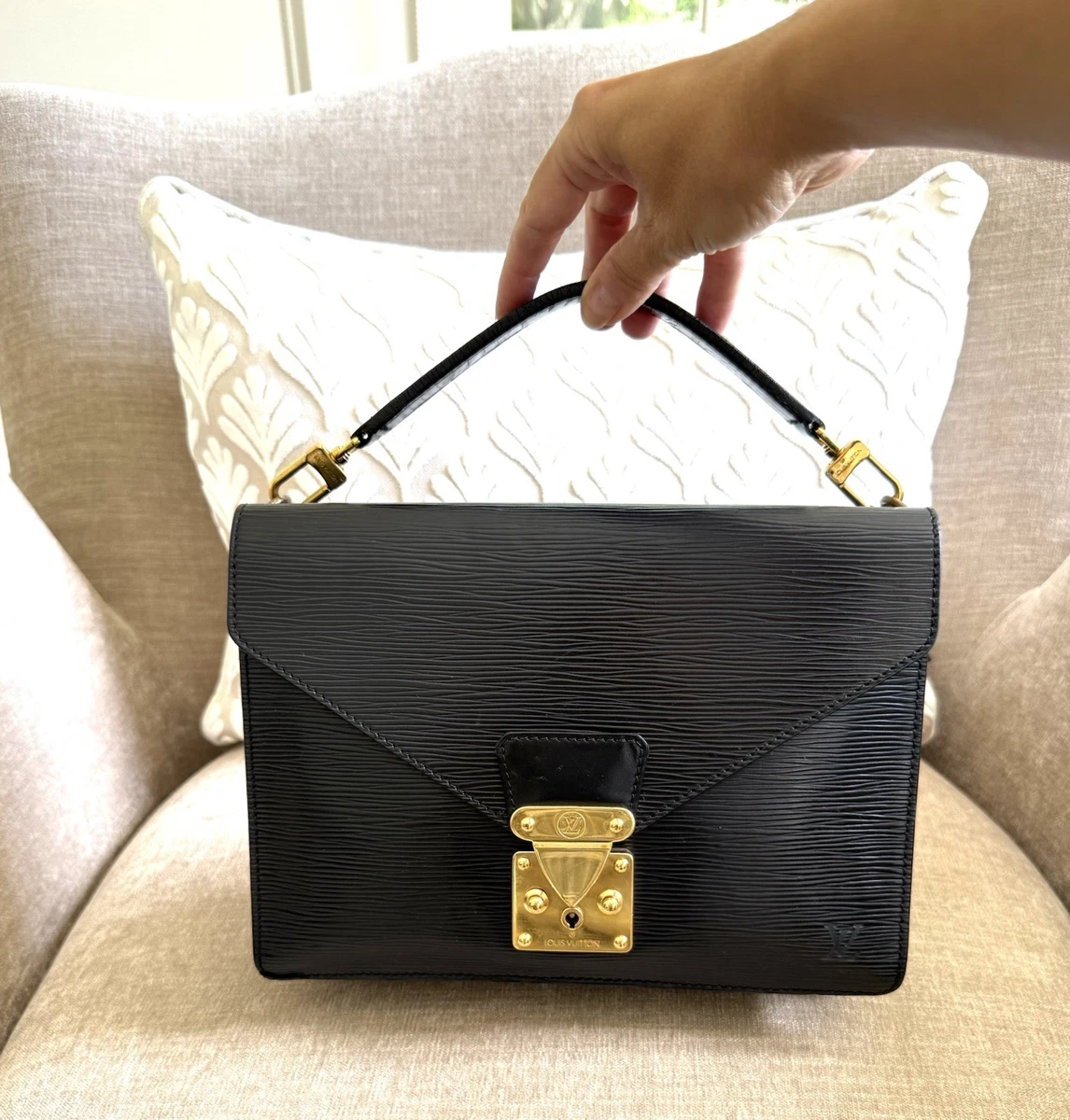 louis vuitton black epi leather products for sale | eBay