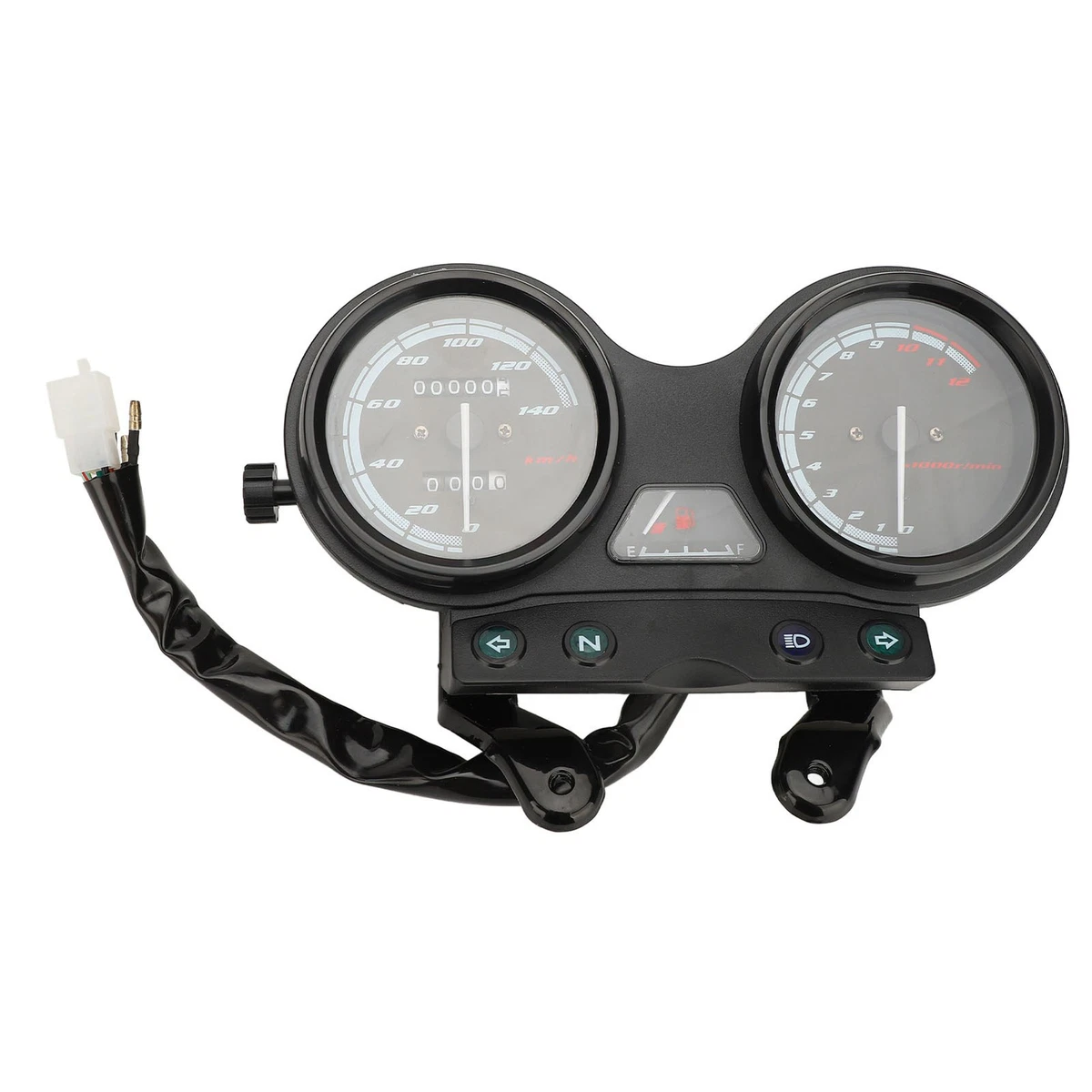 12V Motorcycle Speedometer Precise Gauge Display For YBR 125 Plastic GF