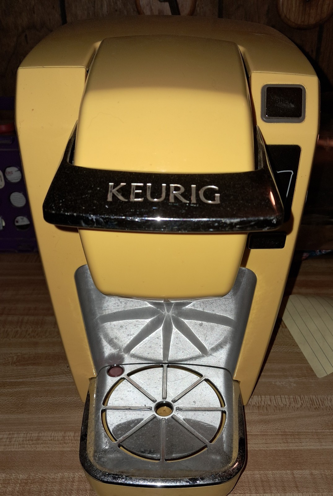 Machine Single Serve Yellow