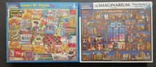 Lot Of 2 White Mountain 1000 Piece Jigsaw Puzzles New Sealed Imaginarium Games