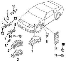 Genuine Nissan Fuel Pump Relay 25230-C9965