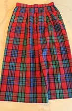 Vtg Pendleton Skirt Size 10 28 Waist Authentic Royal Stewart Tartan USA 1970's