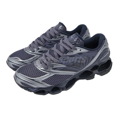 Mizuno Wave Prophecy LS Navy Silver Men Unisex Casual Shoes Mizuno Wave Prophecy LS Navy Silver Men Unisex Casual Shoes