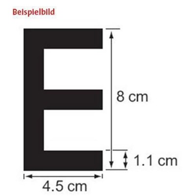 PLASTIMO Buchstabe G, 8 cm, schwarz 59092