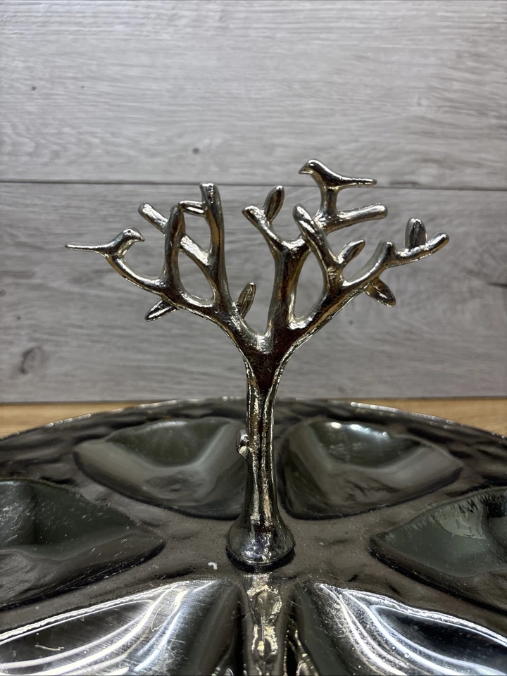 Michael Aram Handmade Tree of Life Seder Plate Platter 12.75x6.5” - Image 3 of 4