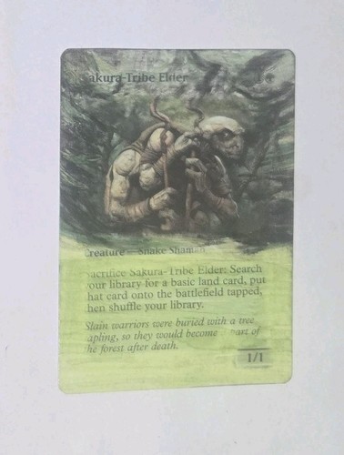 MTG ~ Sakura-Tribe Elder ~ Commander 2018 ~ NM ALTERED 