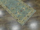 Turkish Oushak Hand Knotted Rug,Bohemian Oushak contemporary Rug 2.5x10 Ft — photo 8