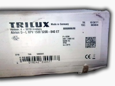 Trilux LED-Anbauleuchte Atirion D-L RPV1500 5200-840 ET (Neu)