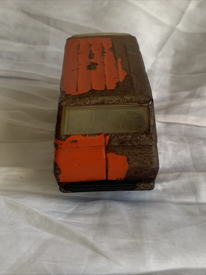 Vintage TONKA Emergency Van Ambulance 5” Orange - Image 4 of 4
