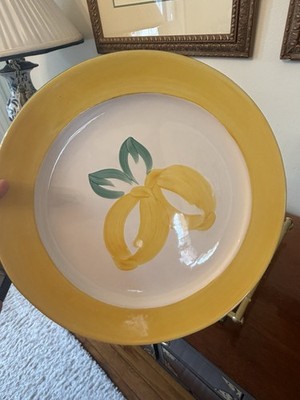 One 12 3/4 Herend Lemonade, Production With Rare Green Trim