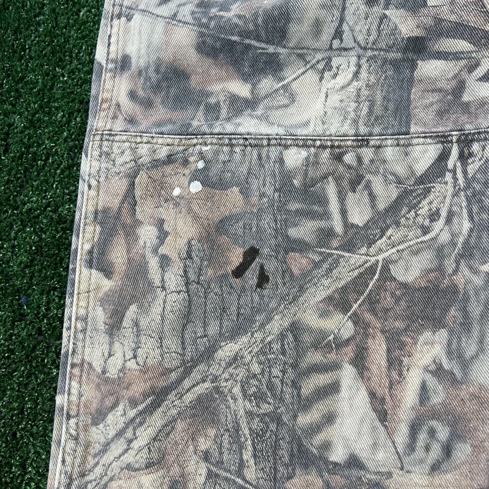 Vintage Wrangler Double Knee Pants Mens 39x29" Camouflage Timber Advantage Y2K - Image 4 of 4