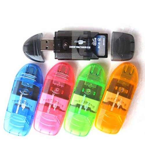 USB 2.0 Czytnik kart pamięci Writer Adapter do karty S D MMC SDHC TF UP do 6 ~ SE - Zdjęcie 4 z 5