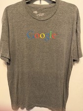 Vintage Google Shirt Grey, Unisex, Sz Extra Large, Pre-owned