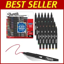 Creative Acrylic Paint Markers, Fine Point, Assorted Colors