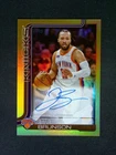 2025-26 Topps Flagship NBA Jalen Brunson Auto Gold Rainbow /50