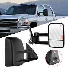 Pair Tow Mirrors For 03-07 Sierra Silverado 1500 2500hd 3500 Power Heated Signal