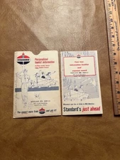 Standard Oil Personalized Tourist Info Expense Record 1956-1958 Advertising