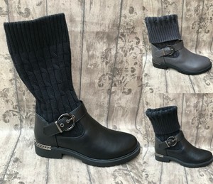 boots mit strickschaft