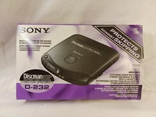 Sony Discman ESP D-232 -EMPTY BOX ONLY- for Display Vintage