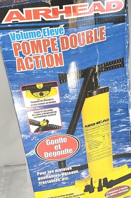 AIRHEAD Hi-Volume DOUBLE ACTION Air Pump Genuine Airhead AHP-1