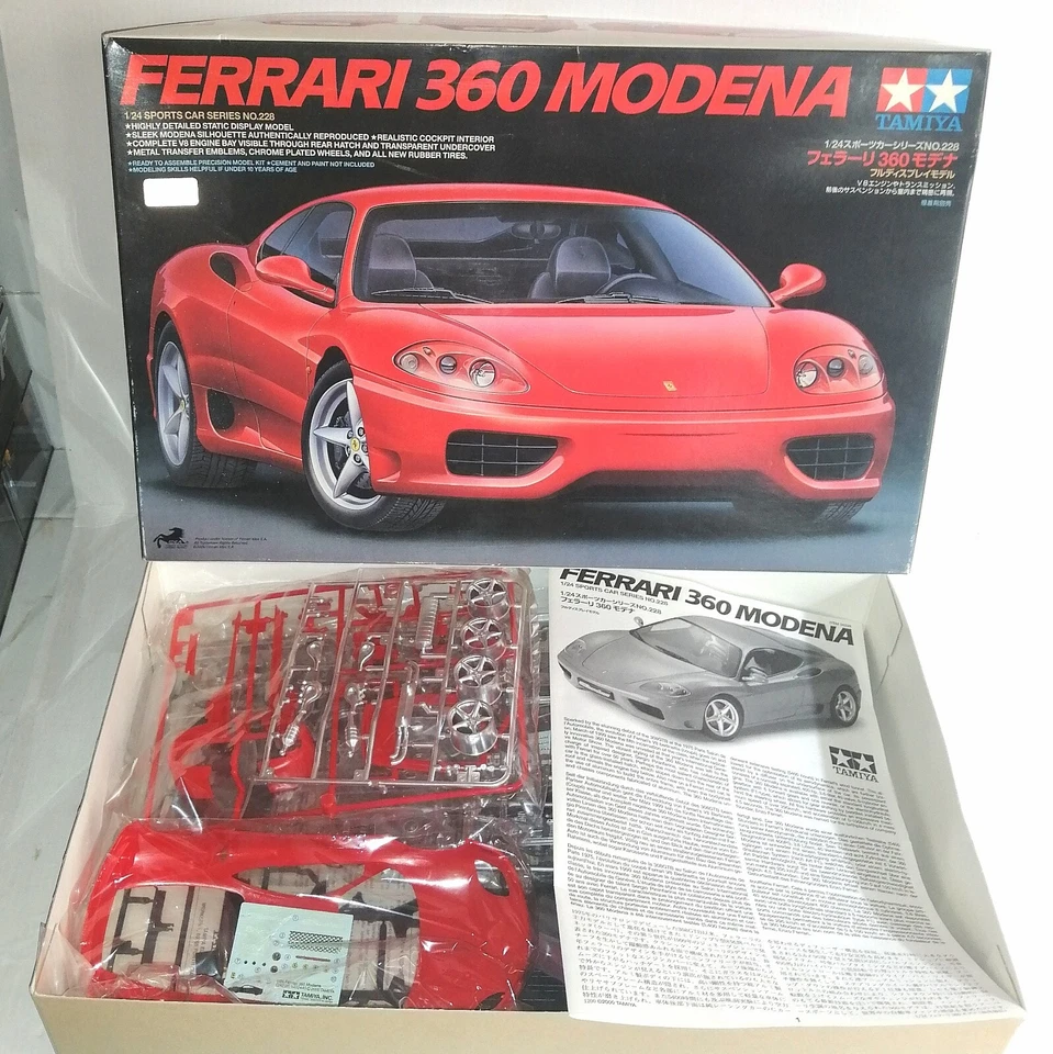 TAMIYA 1/24 FERRARI 360 MODENA KIT MONTAGGIO COD.24228 - Immagine 2 di 2