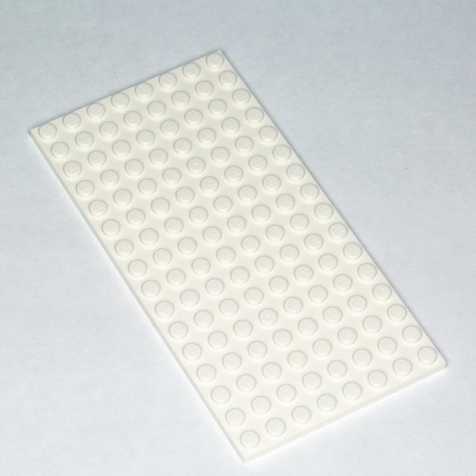 LEGO® Platte Bauplatte Basisplatte 8 x 16 weiß (92438) (White) NEU