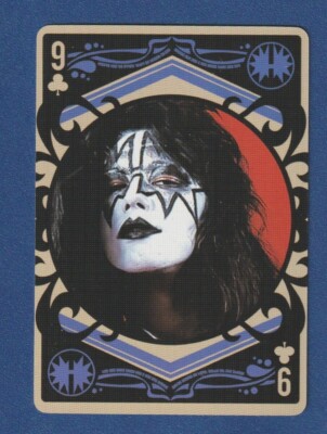 ACE FREHLEY 2021 Aquarius KISS Playing Card #9 Of Clubs Paul Frehley's Comet!