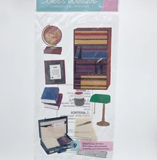 Jolee's Boutique Lawyers Office 9 Piece Scrapbooking Stickers Law Books Glove