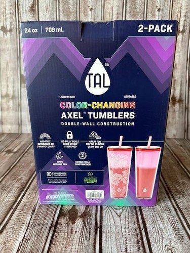 TAL Double Walled Color Changing Tumblers 2 Pack - Picture 3 of 5