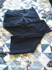 New York  Co. Navy Blue Modern Fit Bootcut Stretch Pants 12 P 34X28 