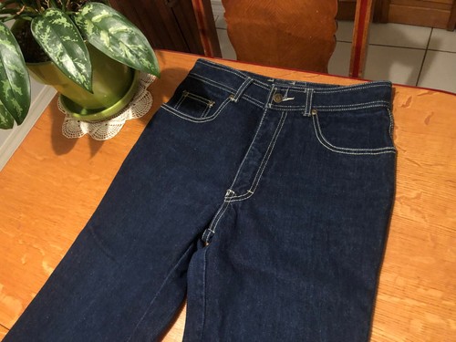VINTAGE 80'S JORDACHE HORSEHEAD HIGH WAIST BOOTCUT UNISEX JEANS 28 X 36 NWOT - Picture 9 of 14