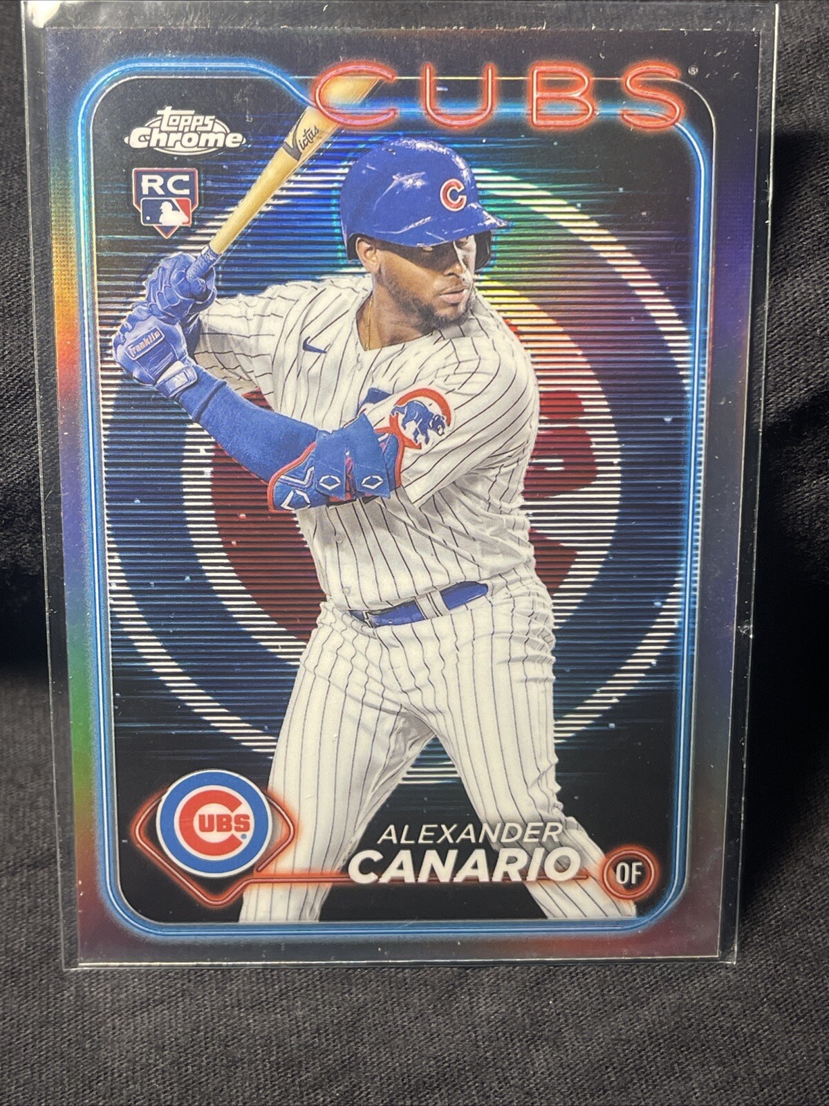 2024 Topps Chrome Lightboard Logo #174 Alexander Canario RC Rookie Cubs