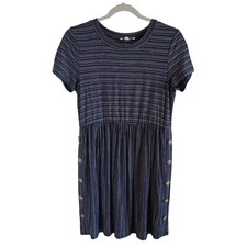 Love & Pieces Collective Woman Size M "Estilo" Babydoll dress Button Accents