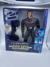 2003 Marvel X-Men 2 United Electronic Battle Action Wolverine Action-DAMAGED BOX