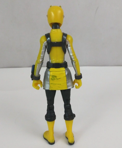 2018 Hasbro Power Rangers Beast Morphers Yellow Ranger 6" Vinyl Figure Complete - Picture 4 of 8