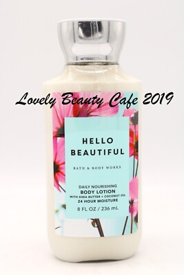 BATH & BODY WORKS / HELLO BEAUTIFUL / DAILY NOURISHING BODY LOTION / 8 FL OZ