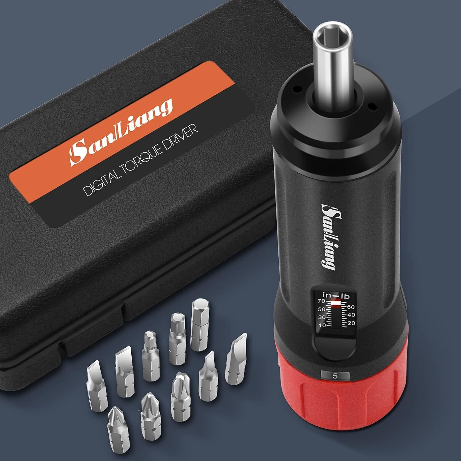 Torque Screwdriver Wrench Driver Bits Set 10-70 Inch Pounds 