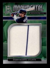 ENDER INCIARTE 2021 SPECTRA MONUMENTAL NEON GREEN JUMBO JERSEY #14/25 BF1331